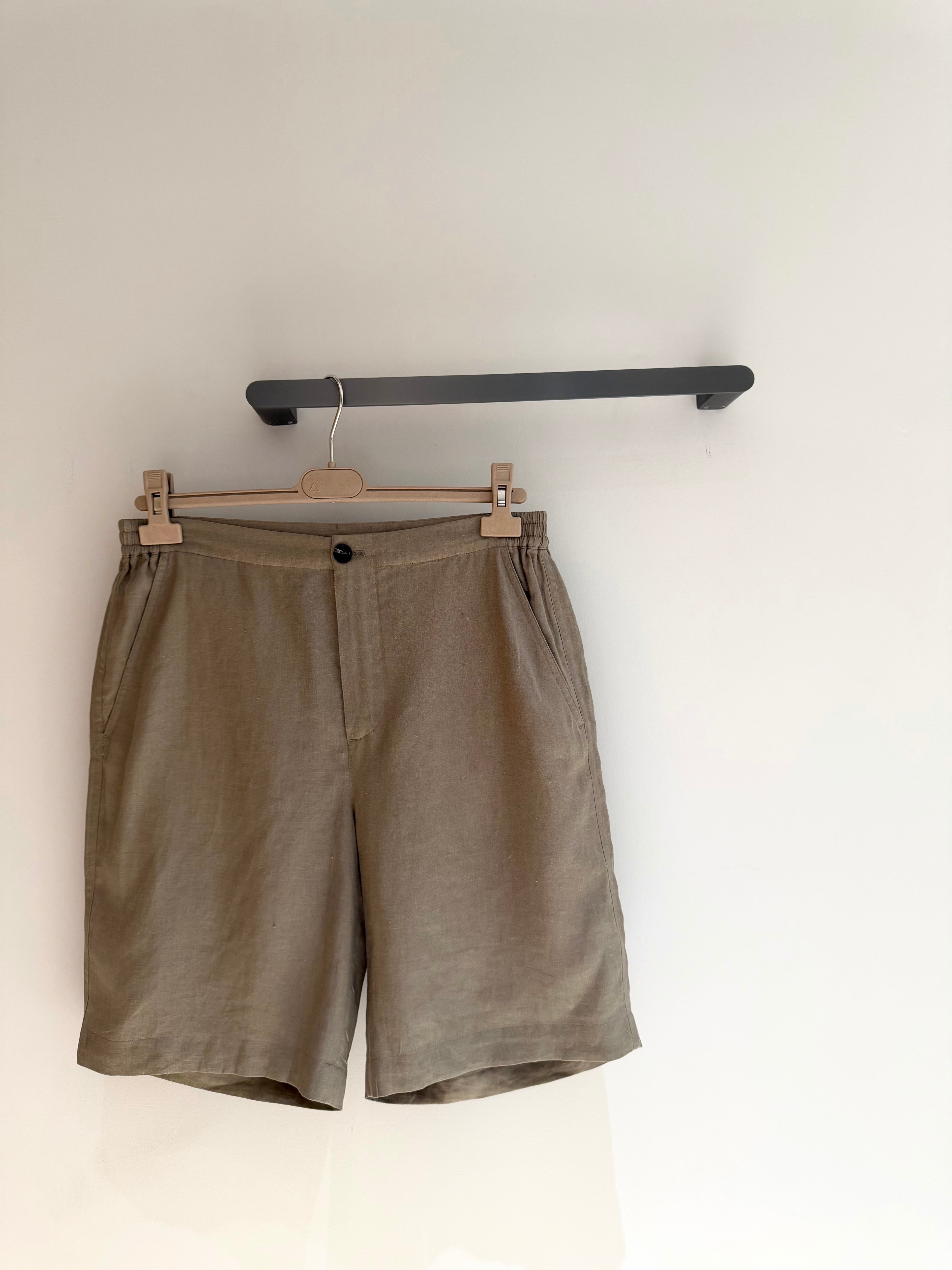 Premium European Linen Resort Set – Olive Taupe