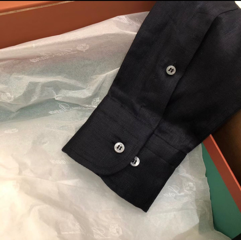 Premium European Linen Resort Set – Black Edition