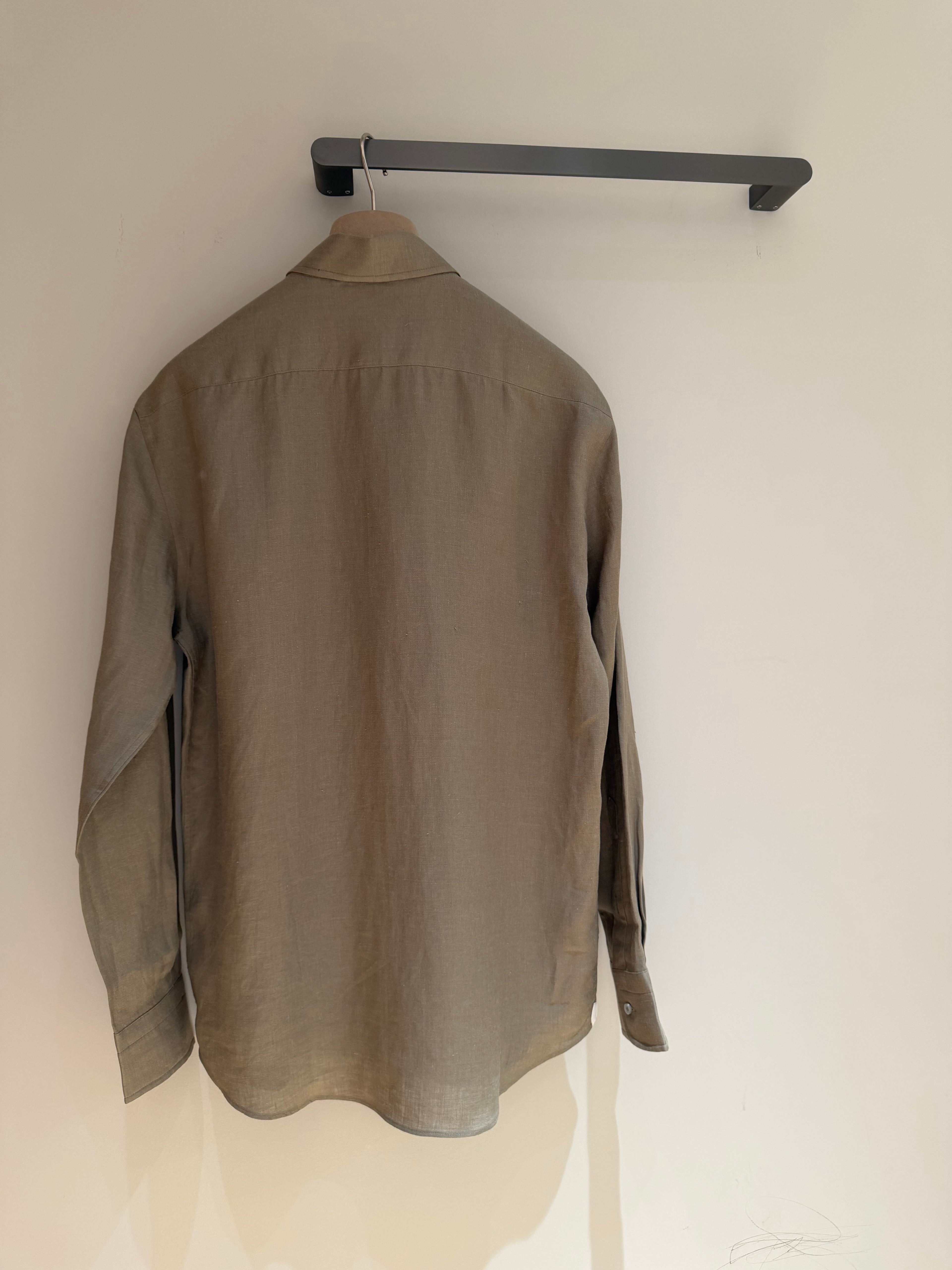 Premium European Linen Resort Set – Olive Taupe