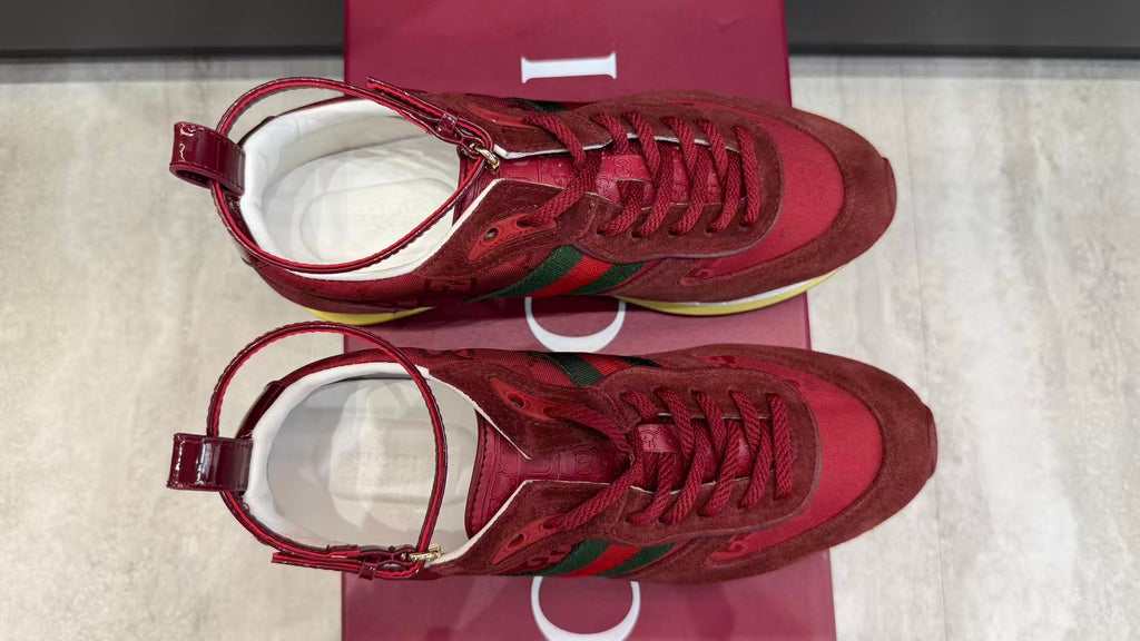 Signature Heritage Runner – Burgundy Red