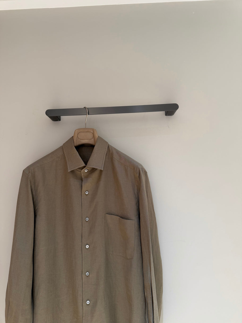 Premium European Linen Resort Set – Olive Taupe