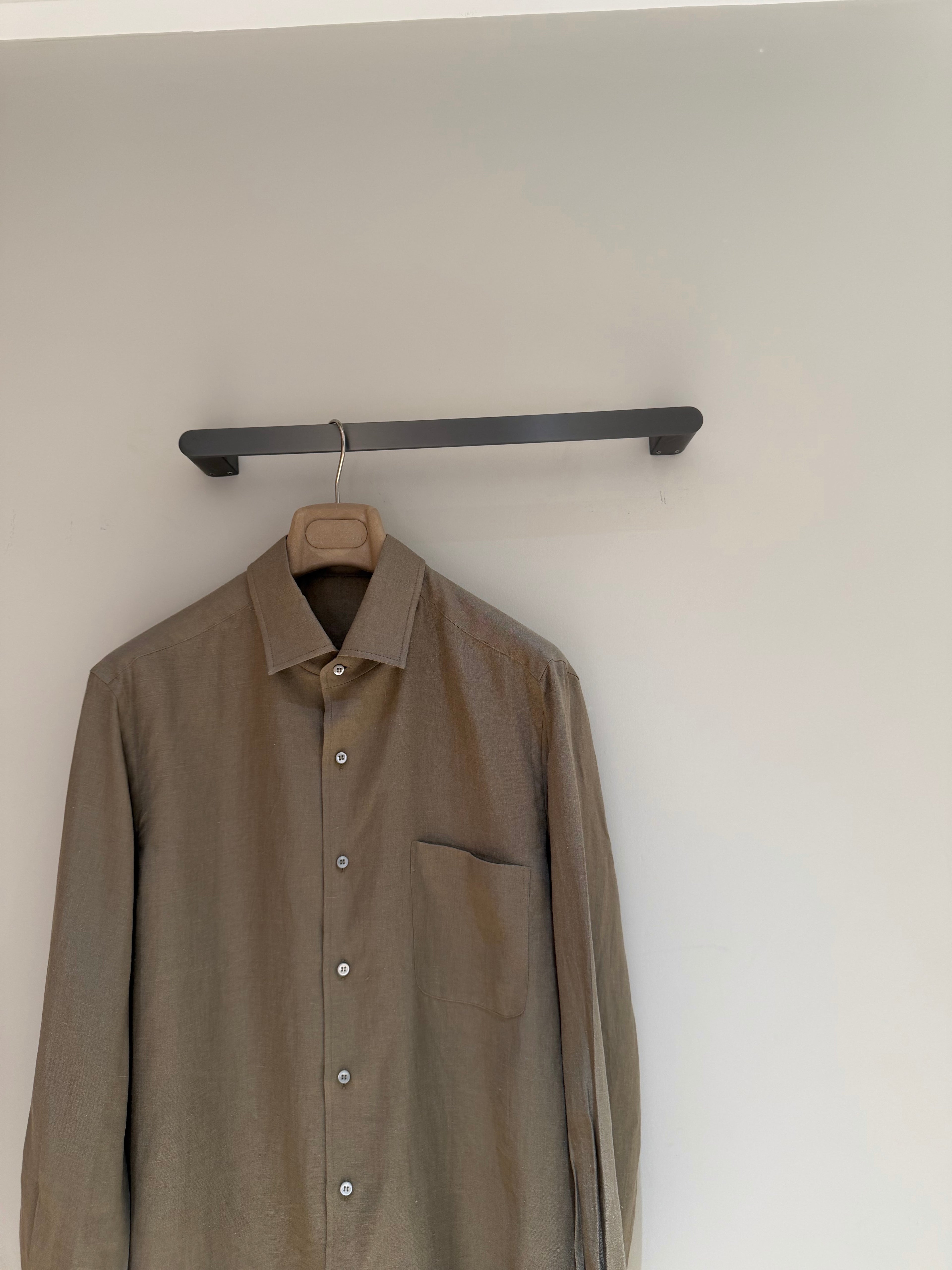 Premium European Linen Resort Set – Olive Taupe
