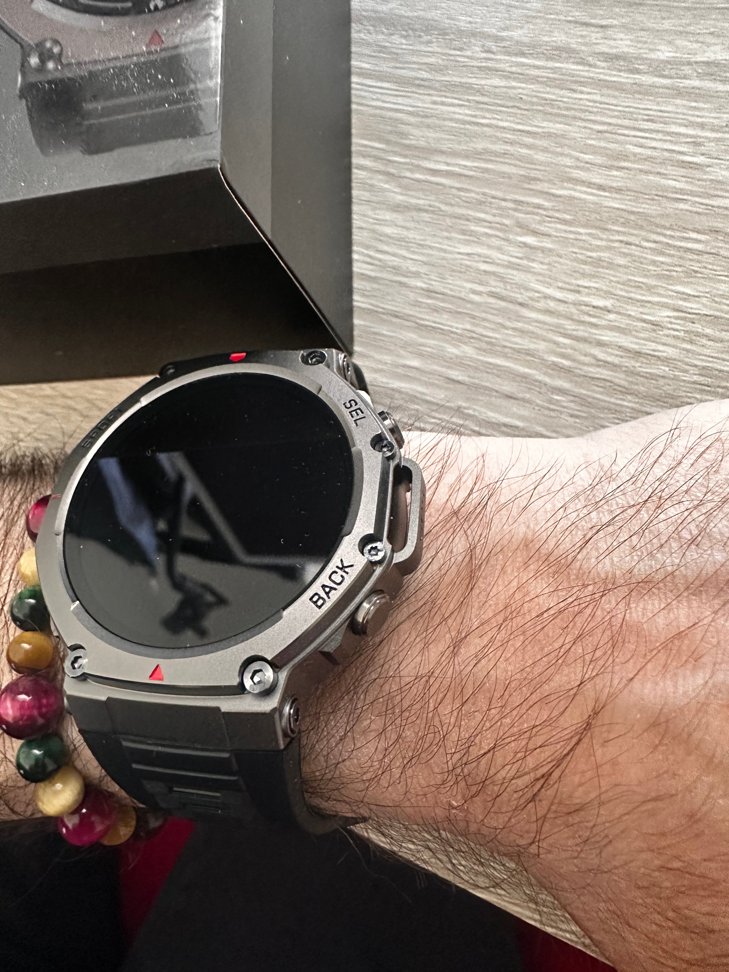Military Style GPS Smart Watch – AMOLED Display & 170+ Sports Modes